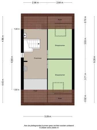 Floorplan - Binnenhof 10, 3911 NP Rhenen